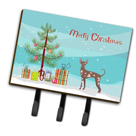 Carolines Treasures Mexican Hairless Dog Christmas Tree Leash or Key Holder CK3473TH68